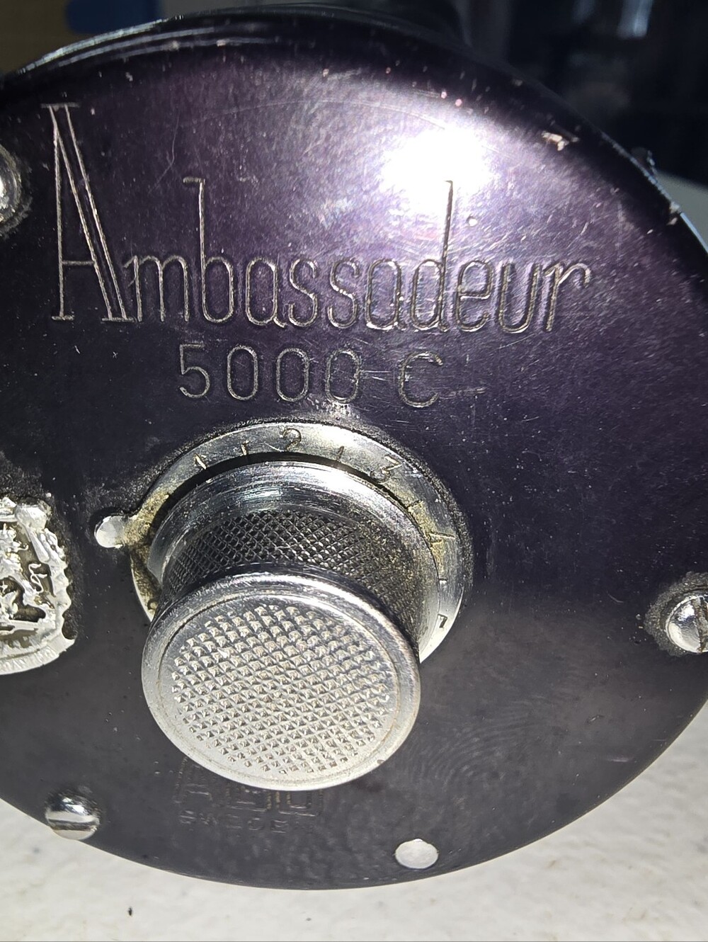 Abu Garcia Ambassadeur 5000-C Vintage Fishing Reel Black - Picture 5 of 9